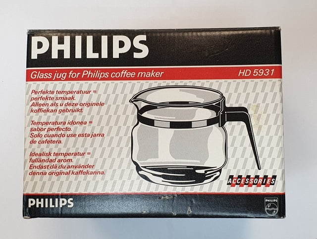 Manifestatie Attent voorkomen Philips Koffiekan met bruine greep HD5931 - Het Onderdelenhuis
